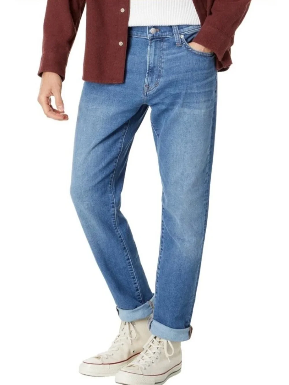 MADEWELL Mens Size 36X32 Athletic Slim Jeans Flex Premium NEW